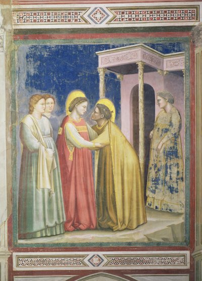 La Visitación, c.1305 de Giotto di Bondone